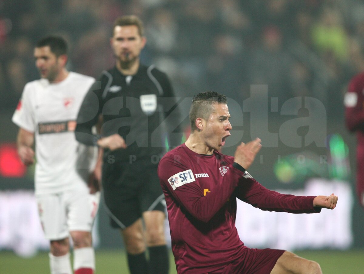 FOTO Niculae a adus victoria lui Dinamo în prelungirile meciului cu CFR, 3-2