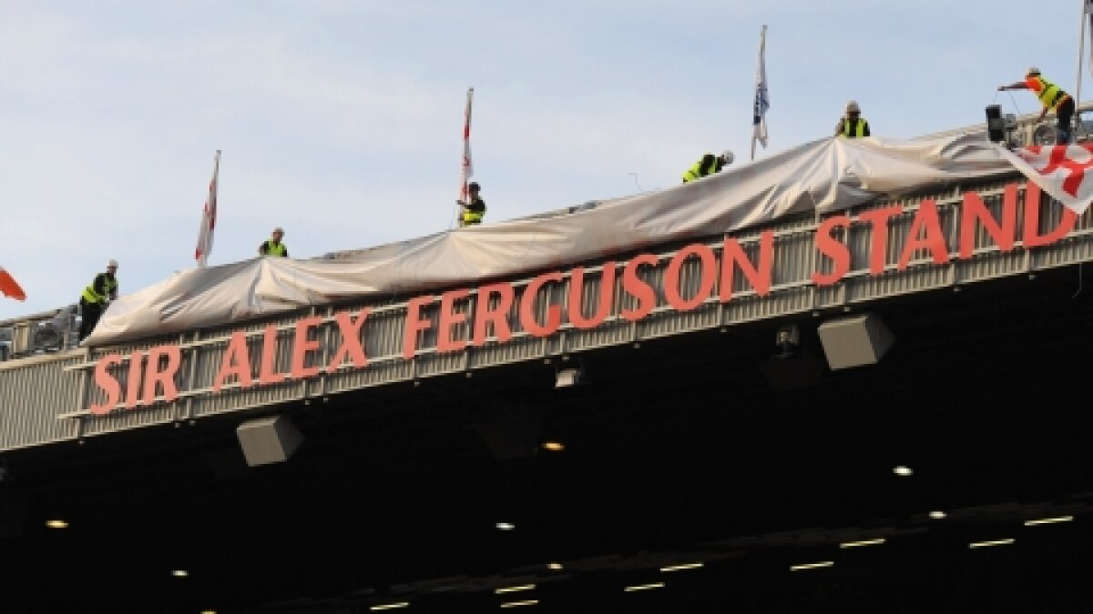 FOTO United a botezat una din tribunele de pe Old Trafford cu numele lui Sir Alex