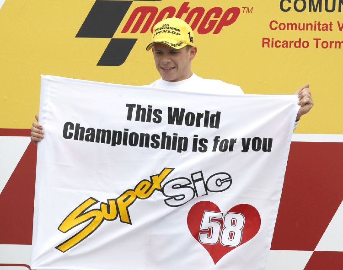 Etapa Sic » Simoncellli a fost omagiat la Valencia