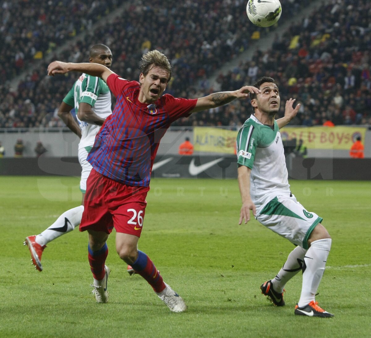 FOTO Steaua - Chiajna 2-1 A treia victorie consecutivă pentru echipa lui Ilie Stan