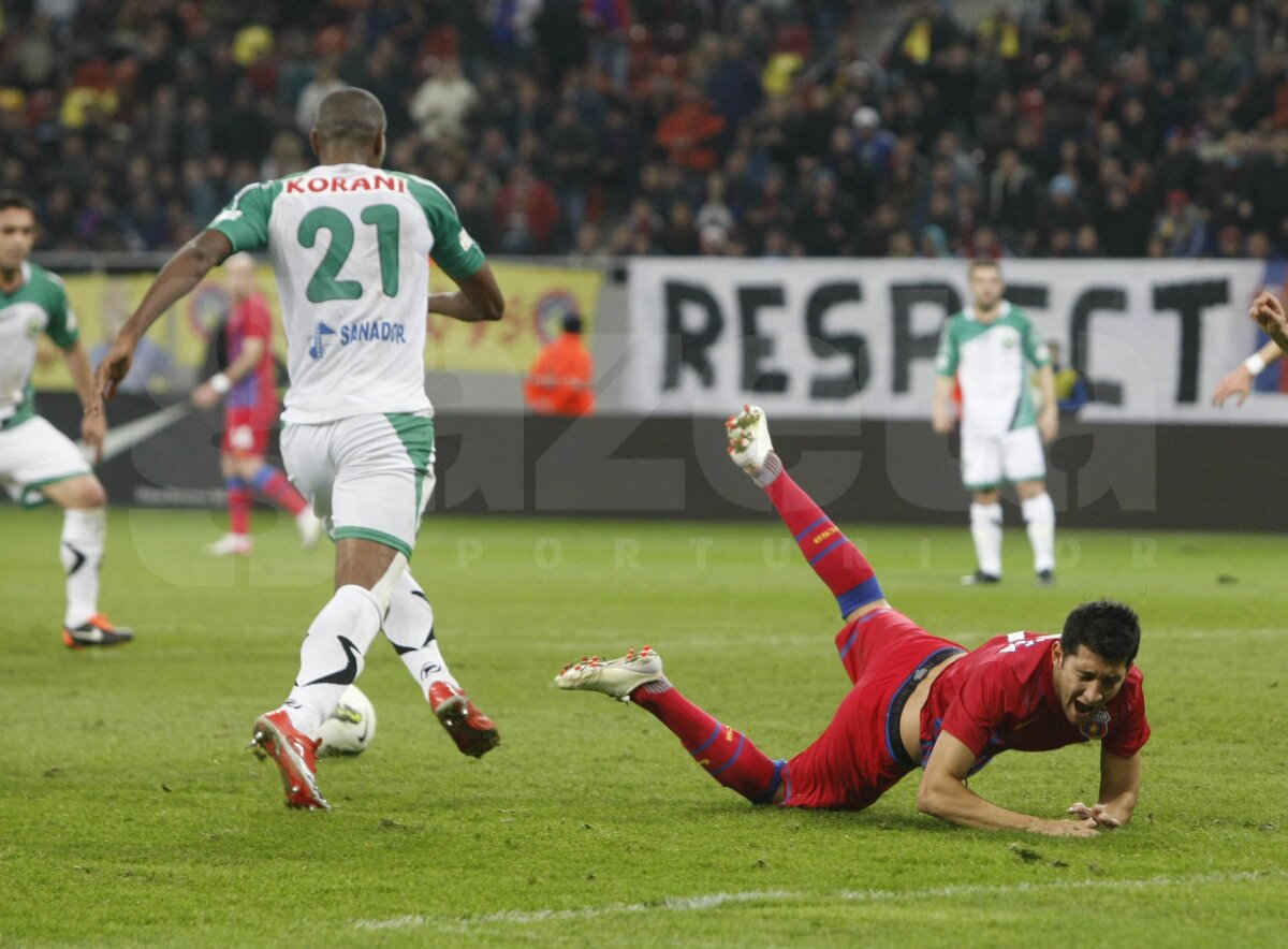 FOTO Steaua - Chiajna 2-1 A treia victorie consecutivă pentru echipa lui Ilie Stan