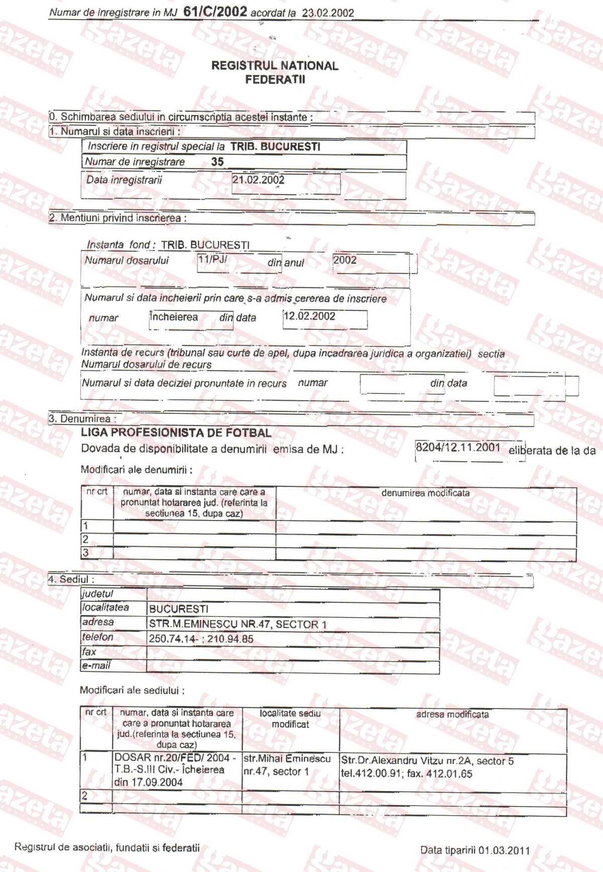 FOTO Descoperirea şocantă a lui Mititelu: LPF a funcţionat ilegal în ultimii 5 ani. Iată documentele!