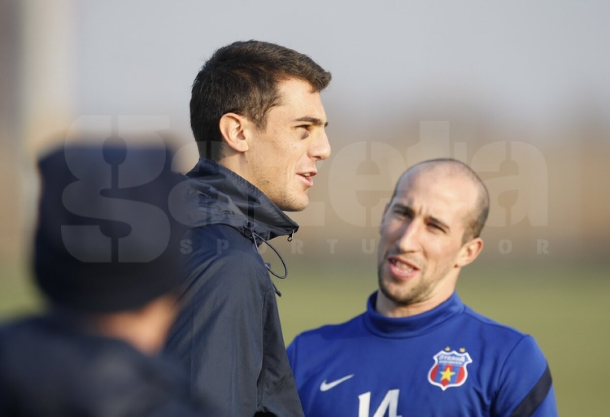 FOTO Steliştii se antrenează acum la Buftea » Nikolici a şocat cu "un nou look"
