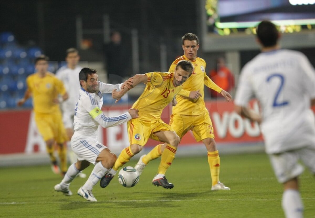 VIDEO&FOTO România a încheiat anul în forţă, 3-1 cu Grecia