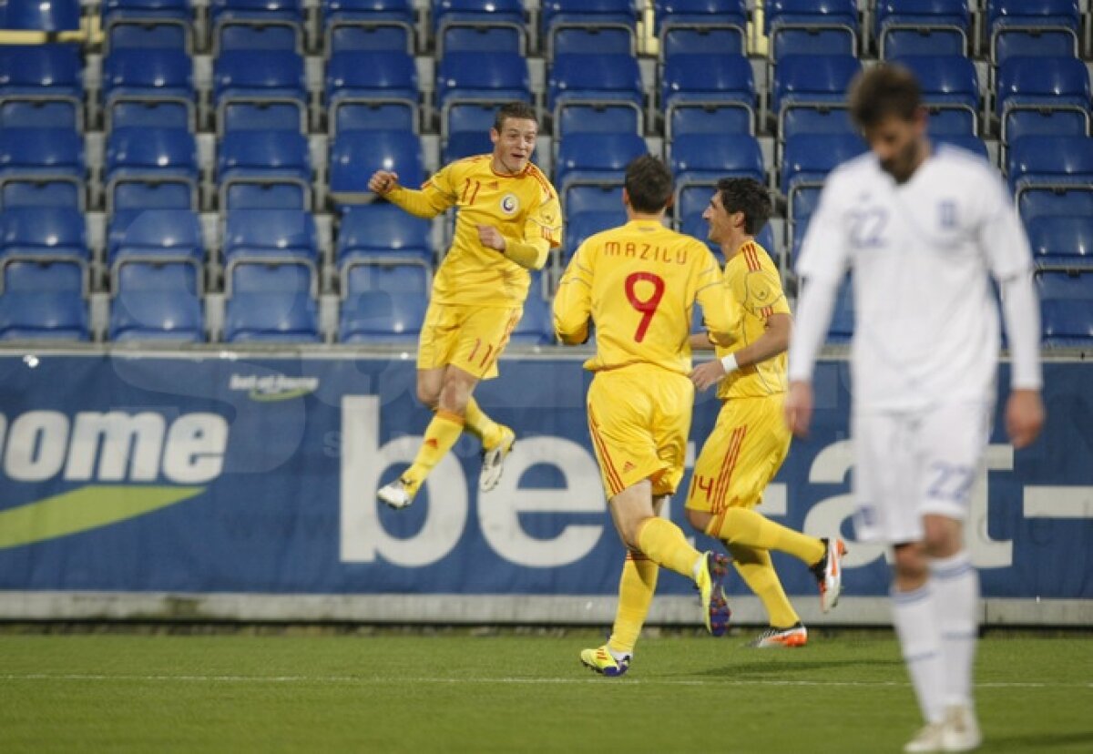 VIDEO&FOTO România a încheiat anul în forţă, 3-1 cu Grecia