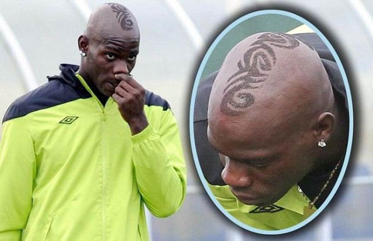 FOTO Balotelli a şocat la antrenament: s-a tuns după un model tribal
