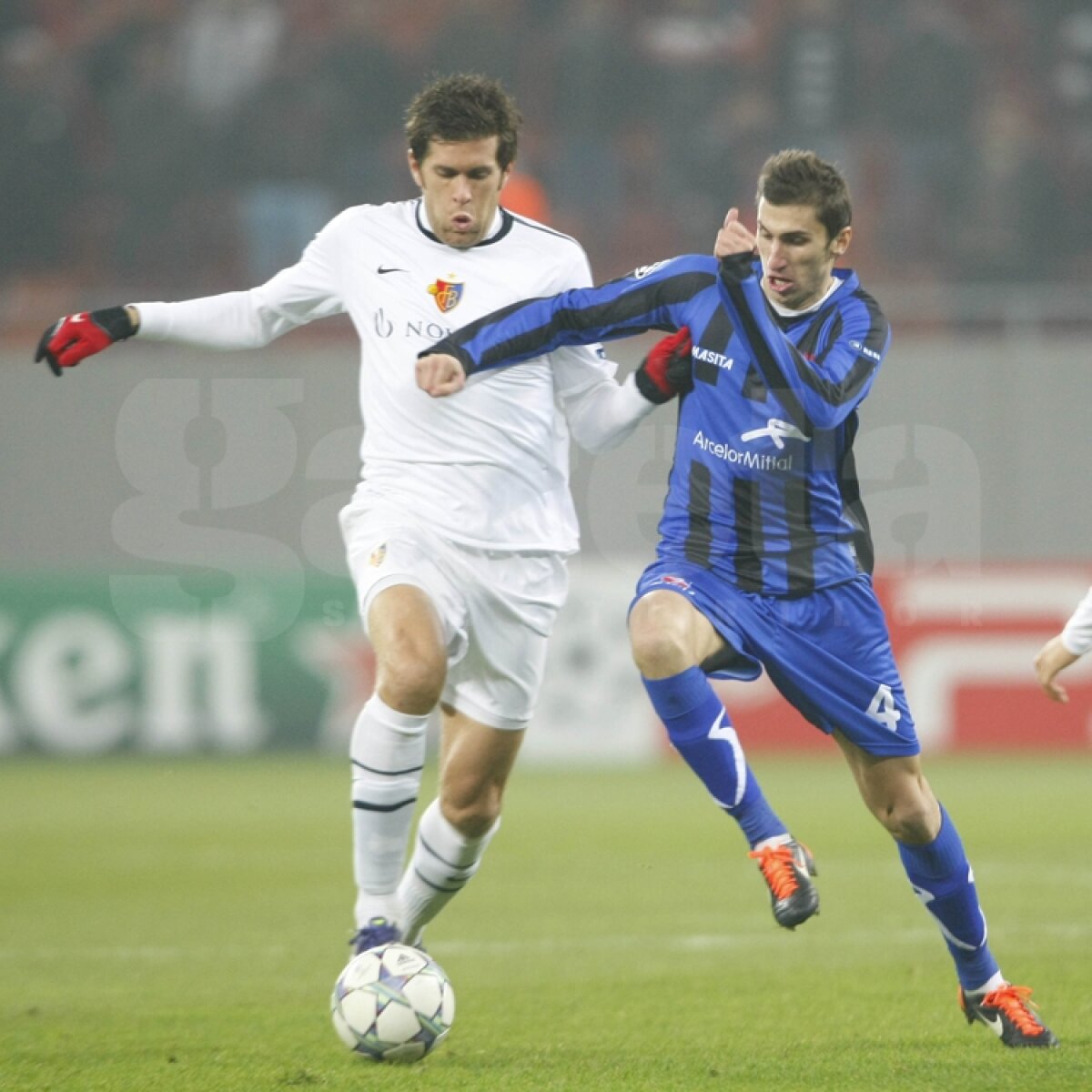 FOTO & VIDEO » Oţelul pierde şi al 5-lea meci din grupele Ligii, 2-3 cu FC Basel