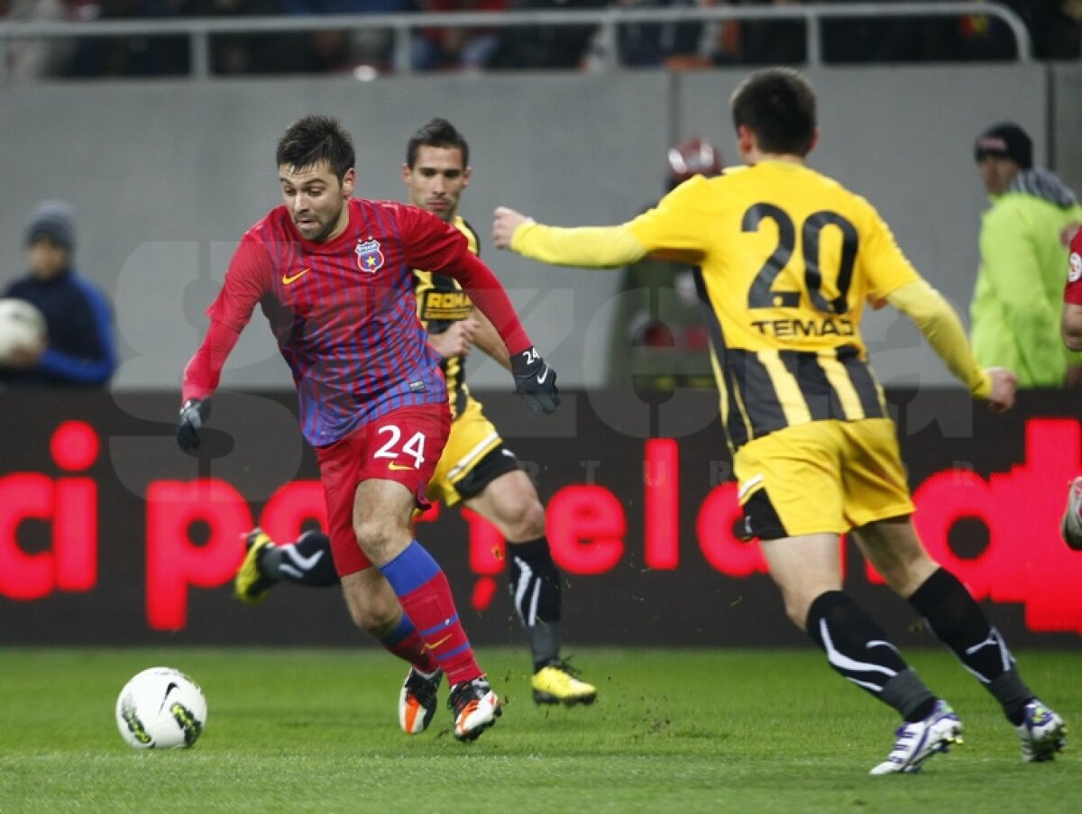 Rusescu a adus victoria dintr-un penalty-cadou » Steaua - FC Braşov 1-0