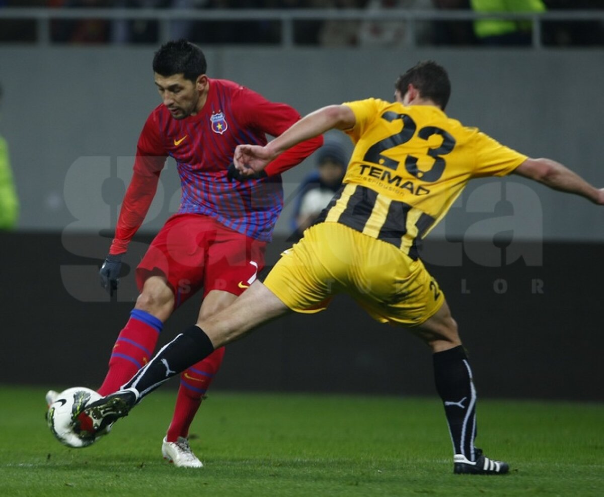 Rusescu a adus victoria dintr-un penalty-cadou » Steaua - FC Braşov 1-0