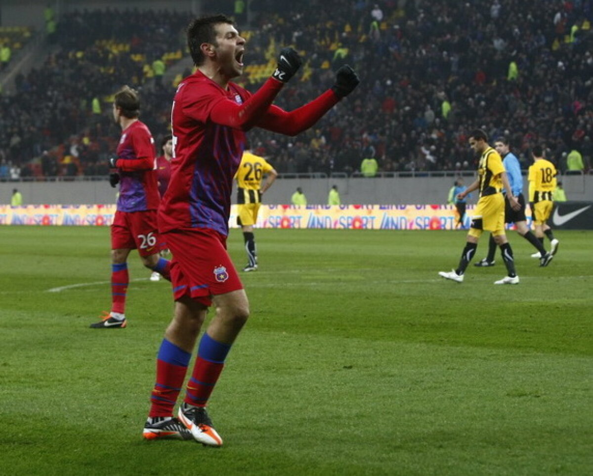 Rusescu a adus victoria dintr-un penalty-cadou » Steaua - FC Braşov 1-0
