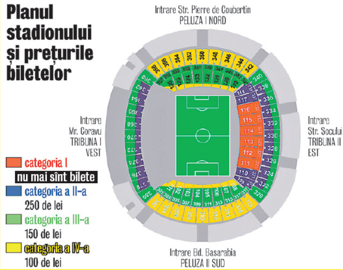 Biletele destinate românilor pentru finala Europa League au fost epuizate!