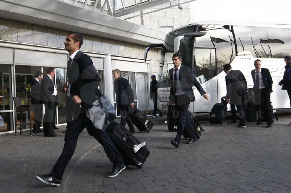 FOTO Steaua continuă lupta în Europa League » Roş-albaştrii au ajuns în Germania pentru meciul cu Schalke