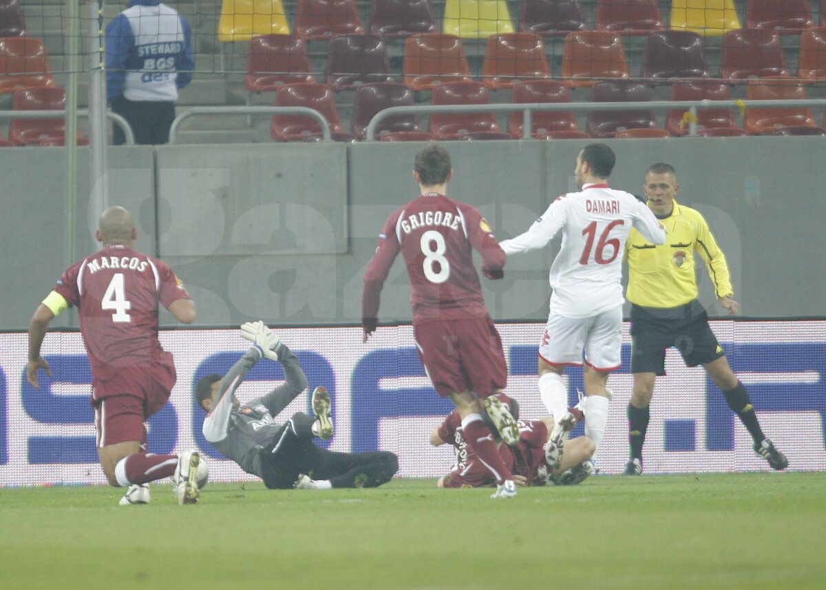 FOTO Stele verzi 3D! » Rapid fără nici un punct pe teren propriu în Europa League, după 1-3 cu Hapoel