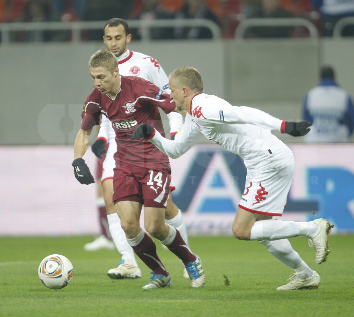 FOTO Stele verzi 3D! » Rapid fără nici un punct pe teren propriu în Europa League, după 1-3 cu Hapoel