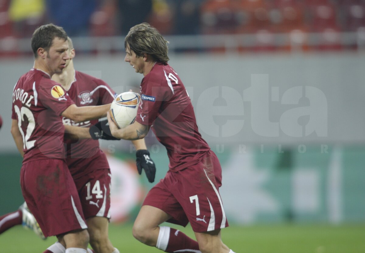 FOTO Stele verzi 3D! » Rapid fără nici un punct pe teren propriu în Europa League, după 1-3 cu Hapoel