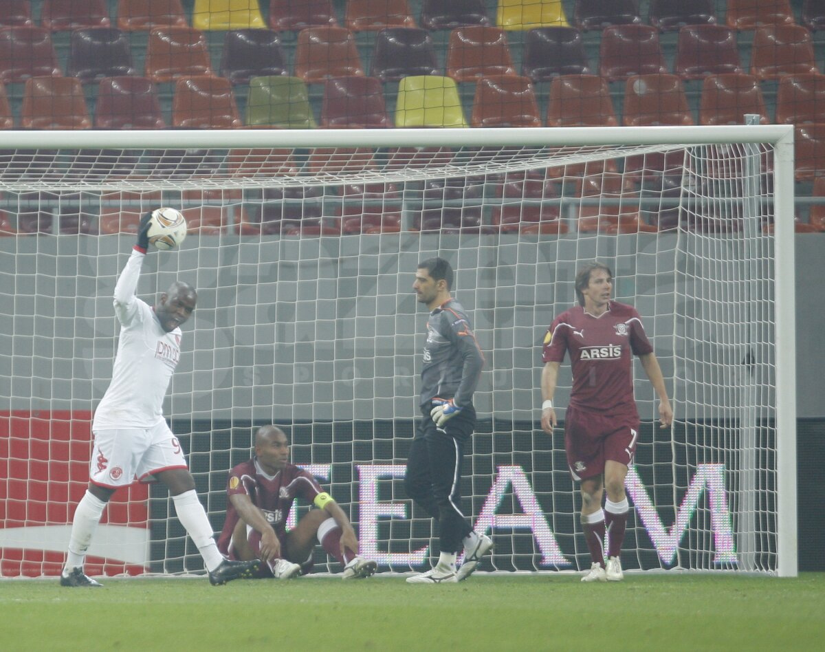 FOTO Stele verzi 3D! » Rapid fără nici un punct pe teren propriu în Europa League, după 1-3 cu Hapoel