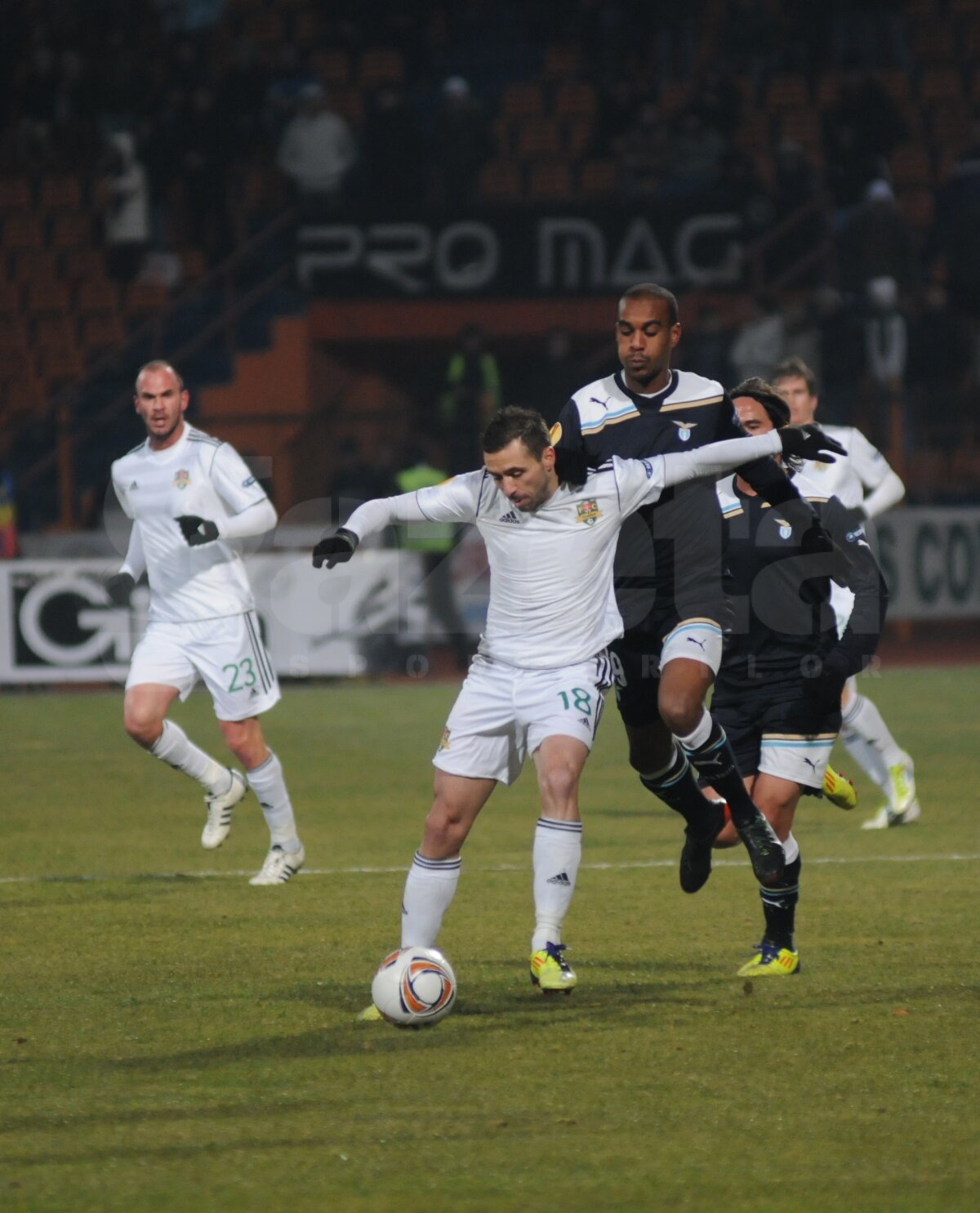 VIDEO Sculli di fotbalişti! Vaslui a făcut 0-0 cu Lazio, e pe locul 2 al grupei şi are prima şansă pentru primăvară!