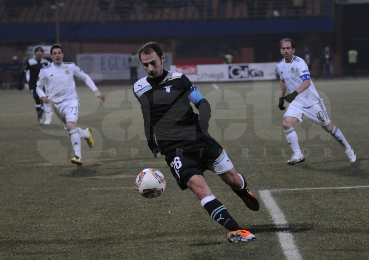 VIDEO Sculli di fotbalişti! Vaslui a făcut 0-0 cu Lazio, e pe locul 2 al grupei şi are prima şansă pentru primăvară!