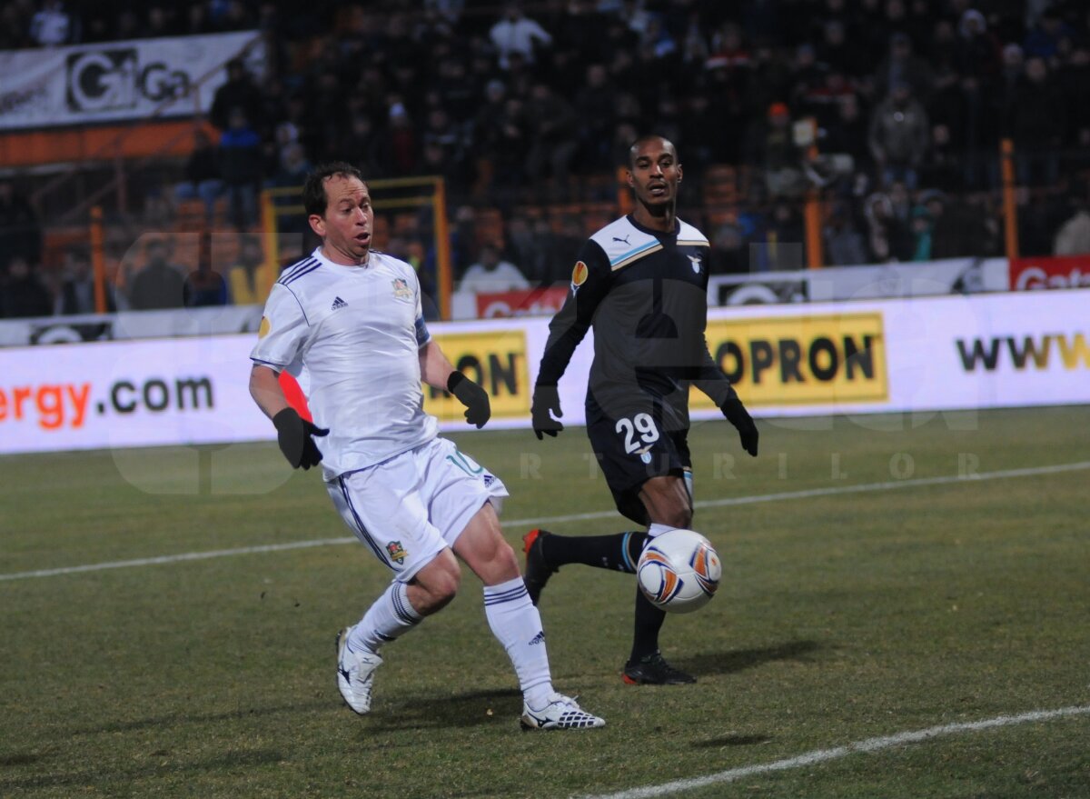 VIDEO Sculli di fotbalişti! Vaslui a făcut 0-0 cu Lazio, e pe locul 2 al grupei şi are prima şansă pentru primăvară!