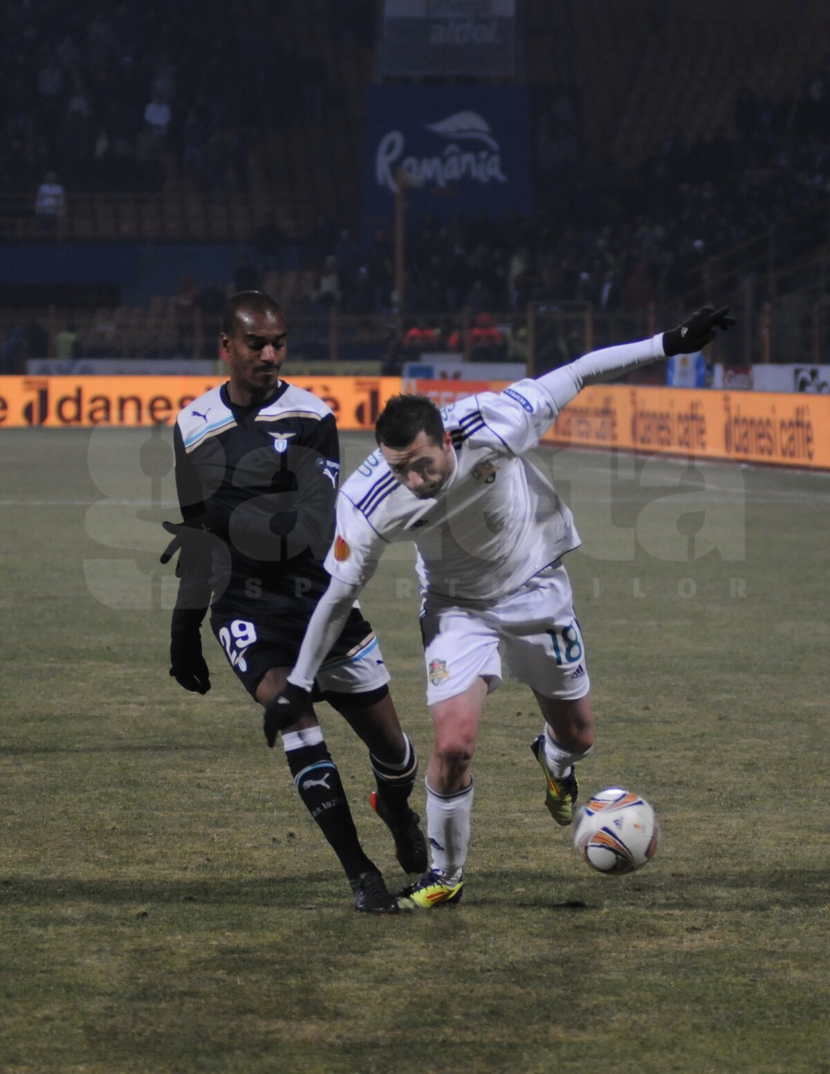 VIDEO Sculli di fotbalişti! Vaslui a făcut 0-0 cu Lazio, e pe locul 2 al grupei şi are prima şansă pentru primăvară!
