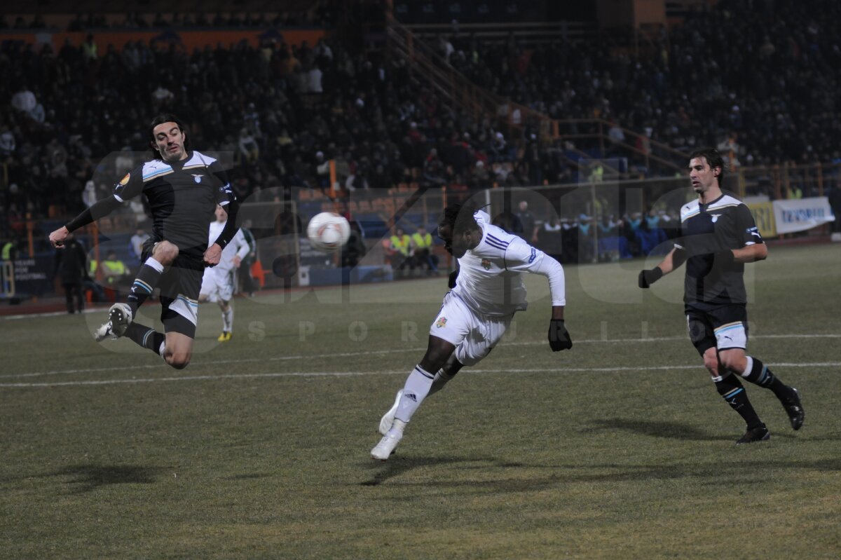 VIDEO Sculli di fotbalişti! Vaslui a făcut 0-0 cu Lazio, e pe locul 2 al grupei şi are prima şansă pentru primăvară!