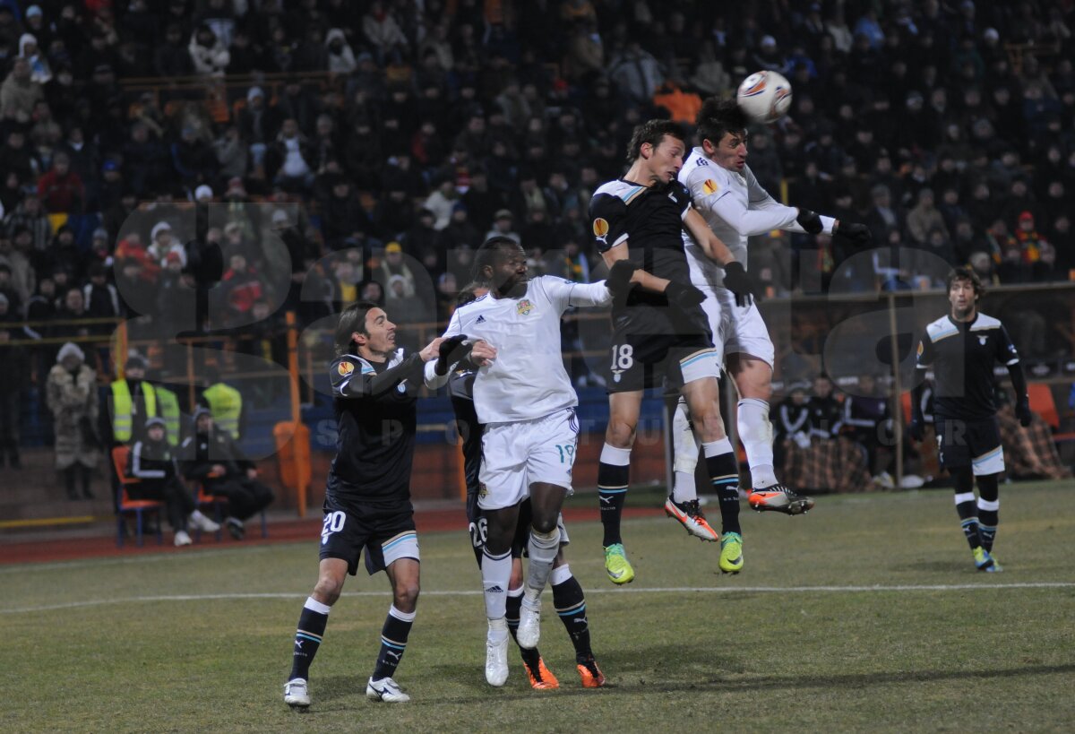 VIDEO Sculli di fotbalişti! Vaslui a făcut 0-0 cu Lazio, e pe locul 2 al grupei şi are prima şansă pentru primăvară!