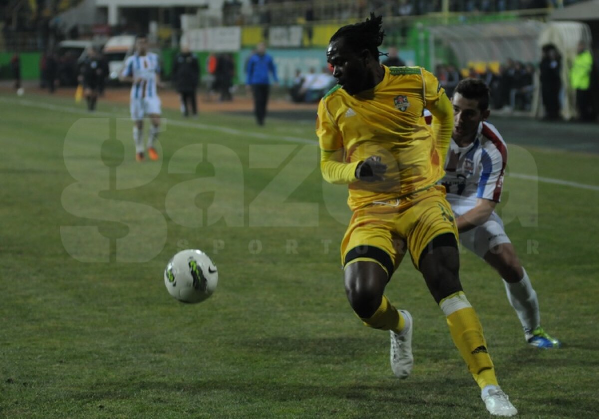Sînmărtean şi Wesley au fost "diavoli roşii" pentru campioni » FC Vaslui - Oţelul 1-0