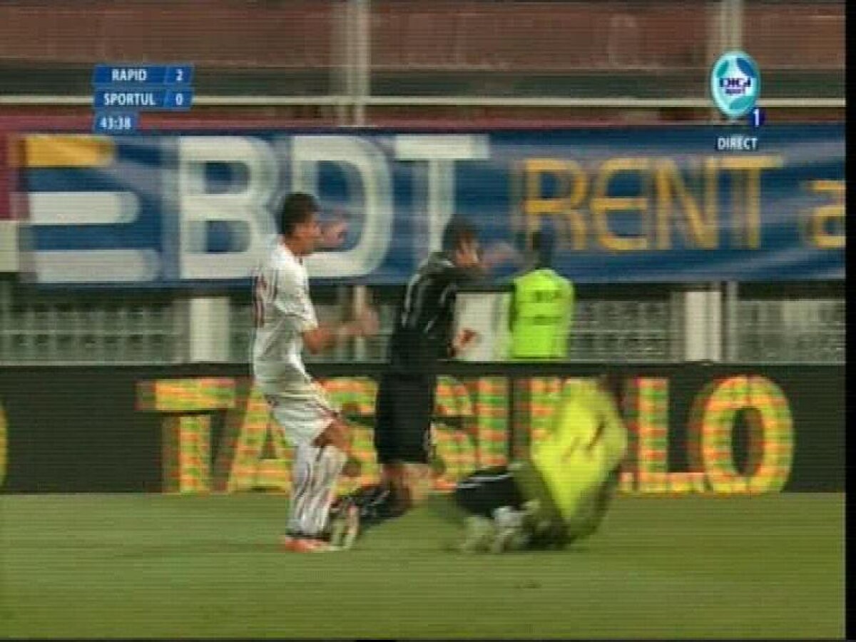 Sportul a avut un penalty cu Rapid. Teo Crăciunescu nu l-a acordat