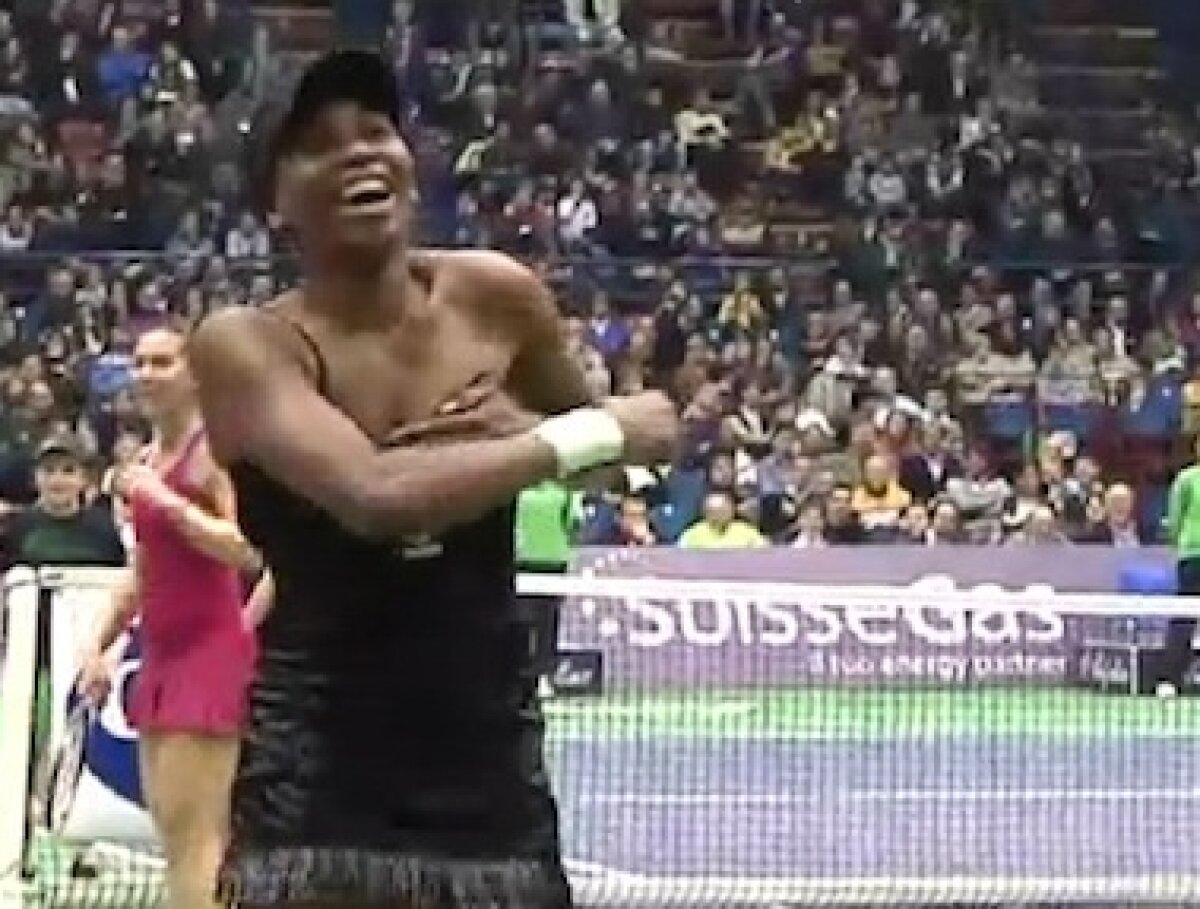 Venus Williams, moment incomod într-un meci de caritate la Milano