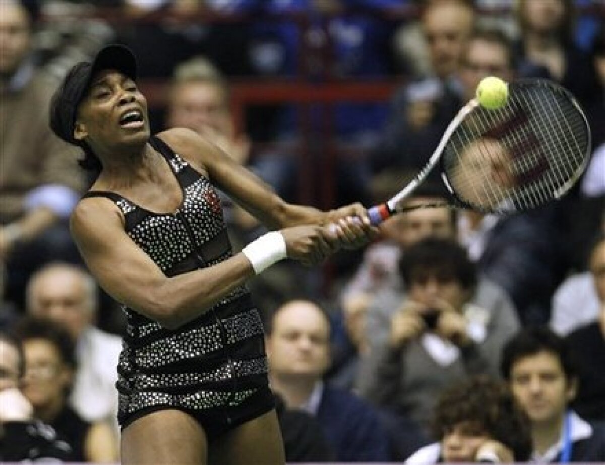 Venus Williams, moment incomod într-un meci de caritate la Milano