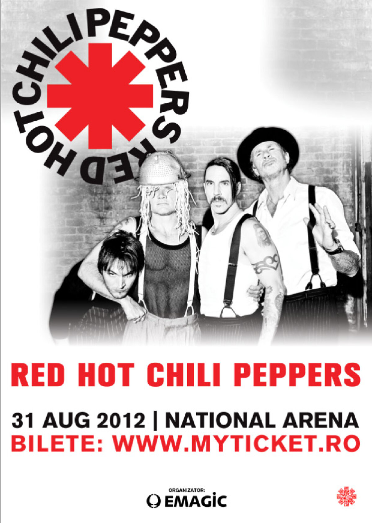 Primul concert confirmat pe Naţional Arena! Red Hot Chili Peppers vin pentru prima dată în România!