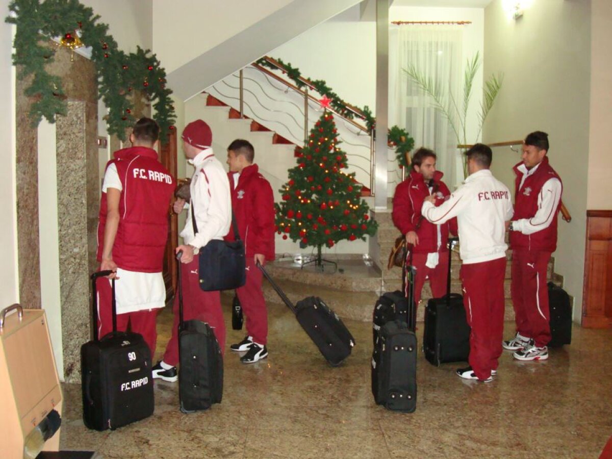 Rapidiştii s-au cazat în Brăila, după care au updatat Facebookul