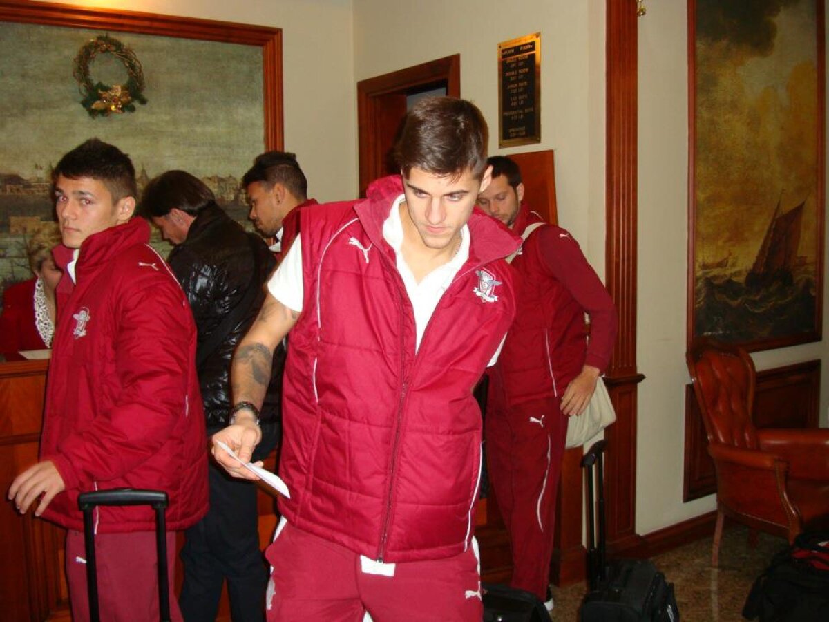 Rapidiştii s-au cazat în Brăila, după care au updatat Facebookul