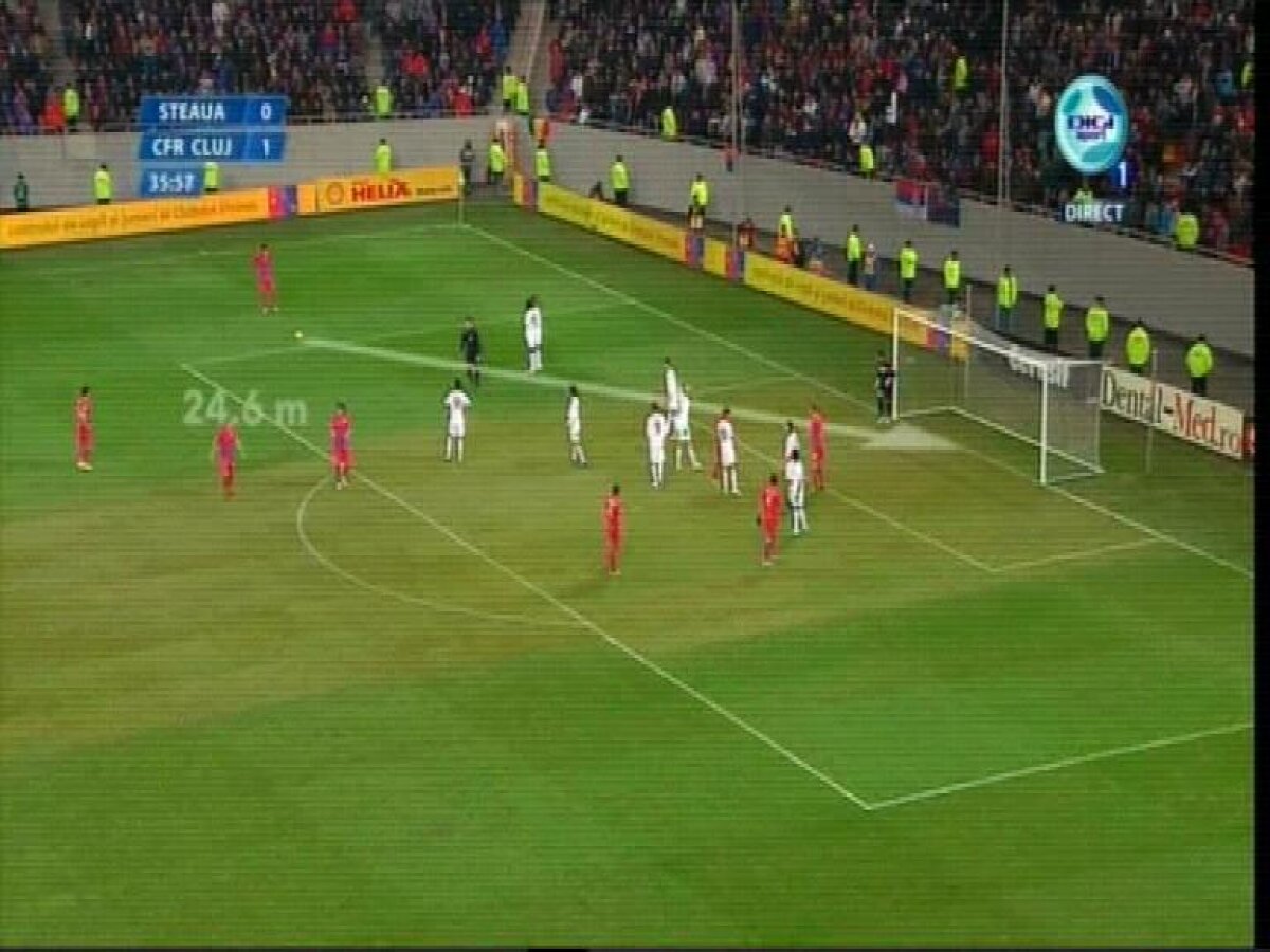 Grafica specială folosită la transmisia meciului Steaua-CFR costă 40.000 de euro
