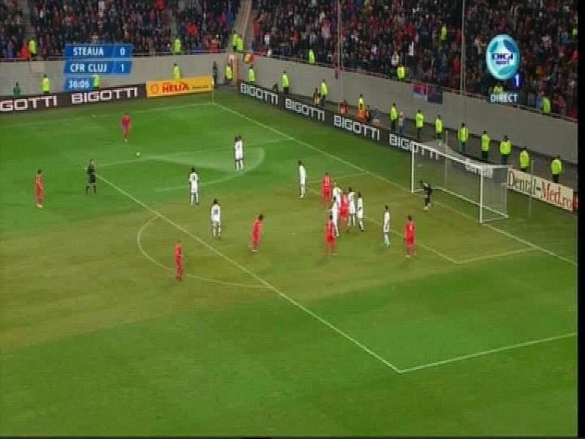 Grafica specială folosită la transmisia meciului Steaua-CFR costă 40.000 de euro