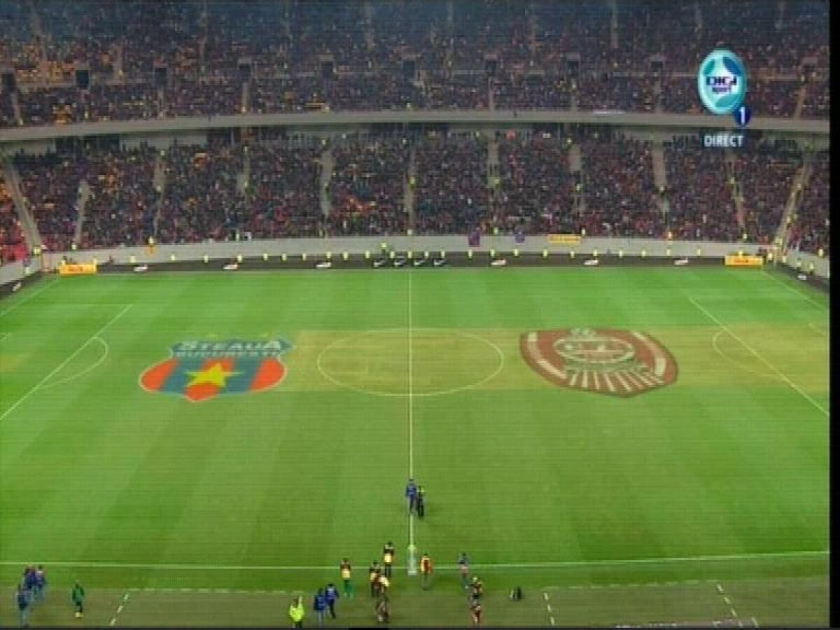 Grafica specială folosită la transmisia meciului Steaua-CFR costă 40.000 de euro