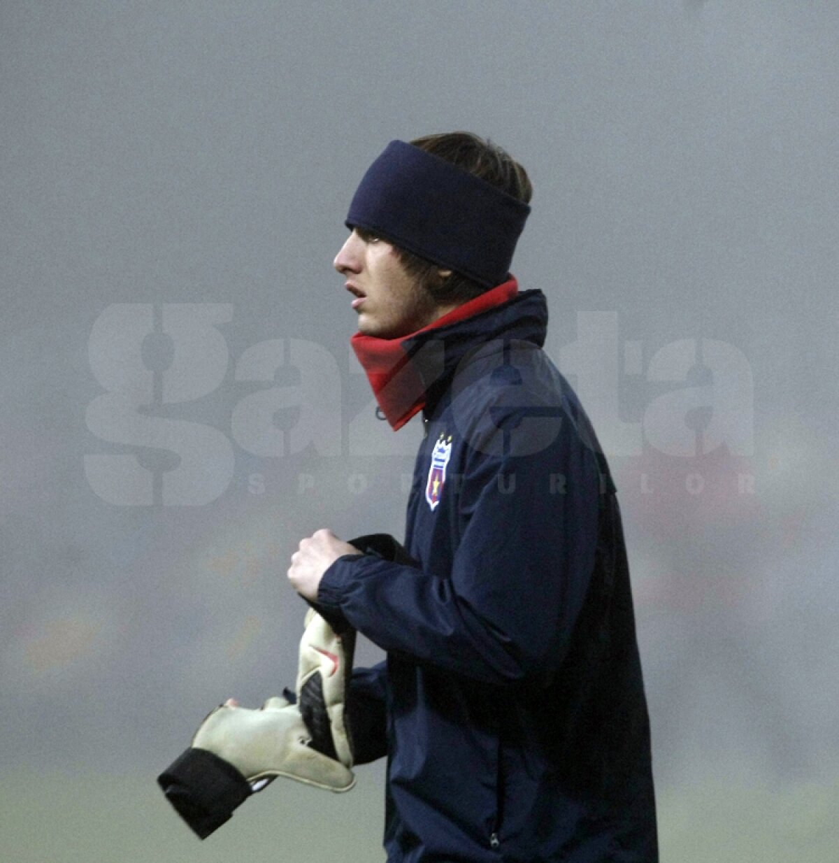 FOTO Steaua a efectuat antrenamentul oficial în ceaţă, dar cu zîmbetul pe buze