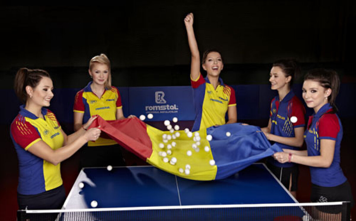 Fantezie ping pong! » Jucătoarele de tenis de masă au pozat pentru un nou calendar
