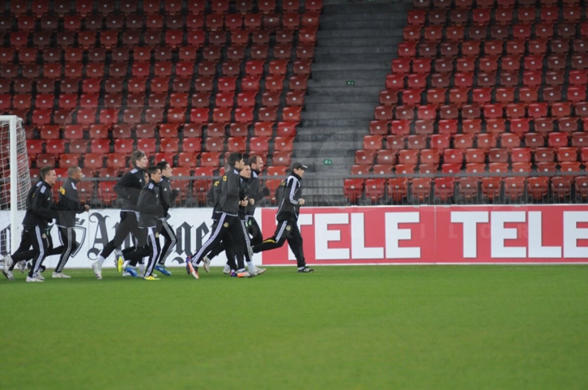 FOTO Vasluienii au efectuat antrenamentul oficial pe "Letzigrund"