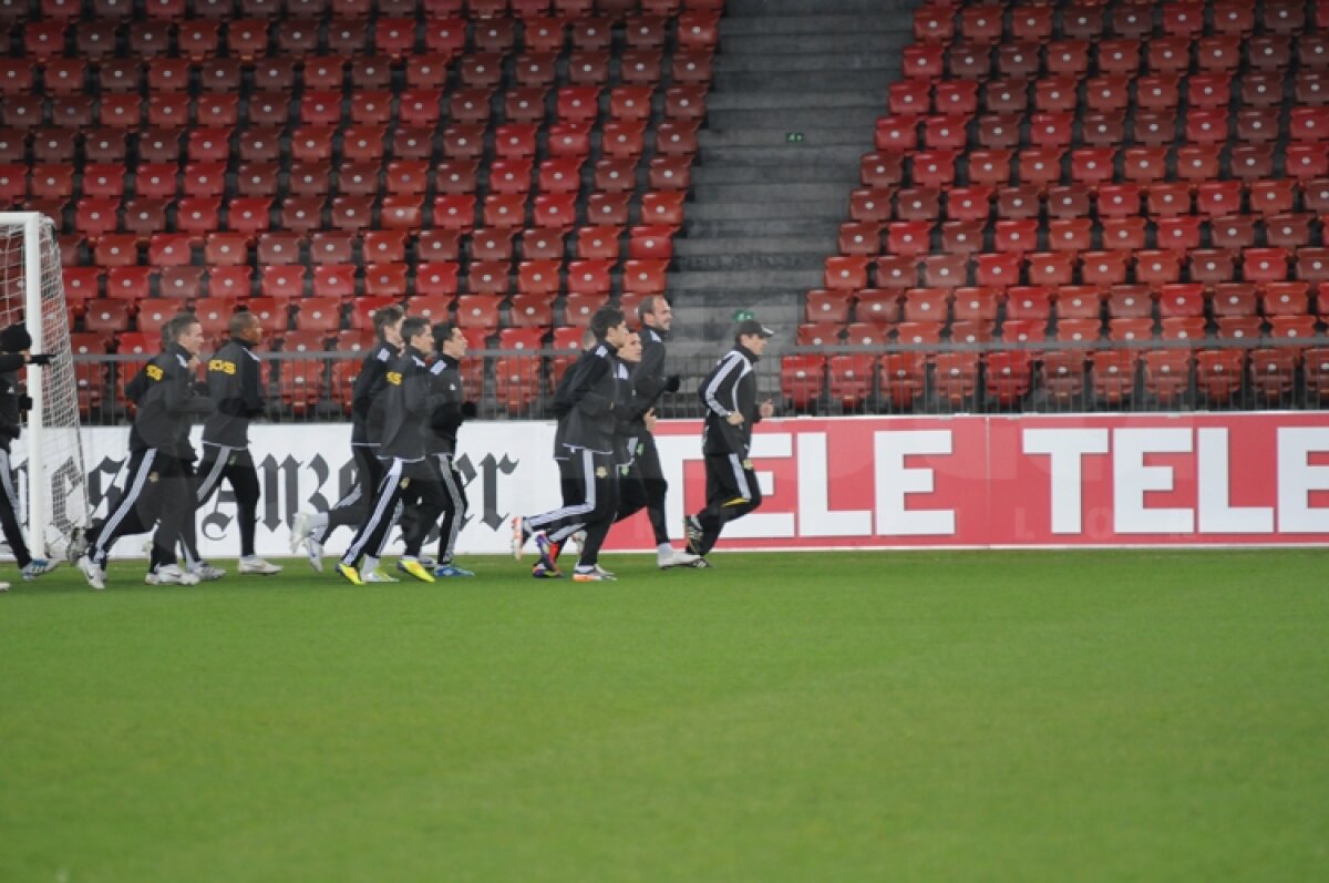 FOTO Vasluienii au efectuat antrenamentul oficial pe "Letzigrund"