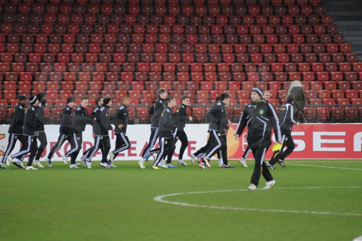 FOTO Vasluienii au efectuat antrenamentul oficial pe "Letzigrund"