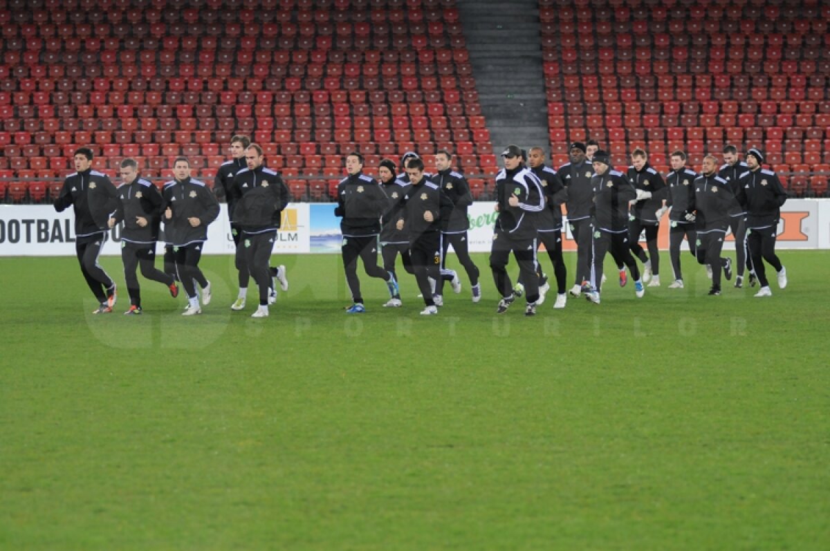 FOTO Vasluienii au efectuat antrenamentul oficial pe "Letzigrund"