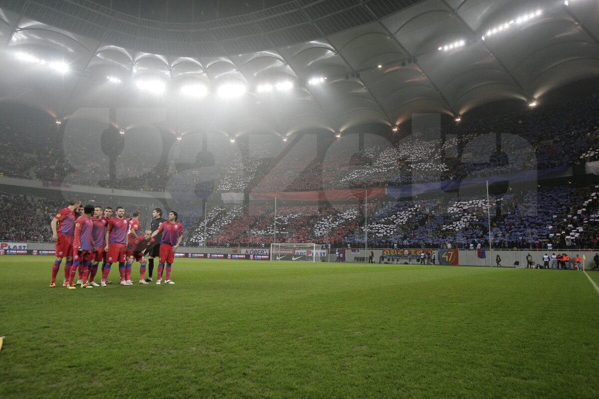 FOTO Coregrafie superbă realizată de fanii Stelei pe National Arena!