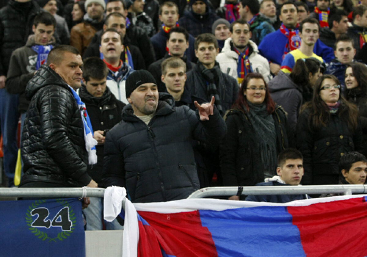 Nicăieri nu-i ca la Steaua! » Dragostea şi pasiunea fanilor au creat aseară un ambient fantastic