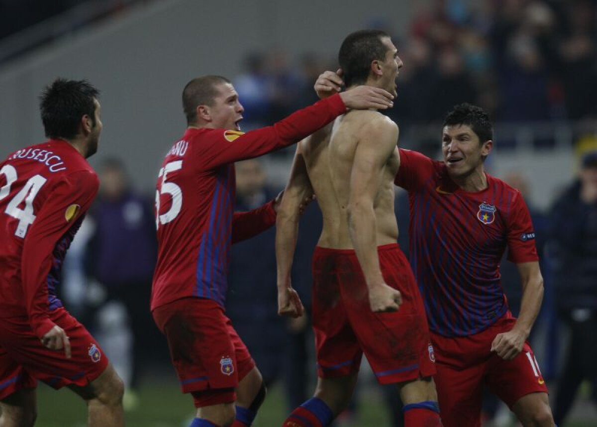 VIDEO CRONICA meciului Steaua - AEK Larnaca 3-1 » Europa ne primeşte cu Steaua