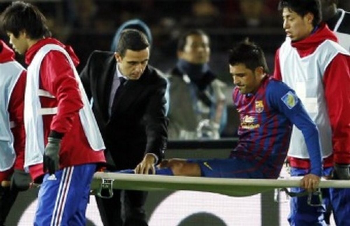 Adio, CE 2012! David Villa, fractură de tibie în meciul cu Al Sadd!