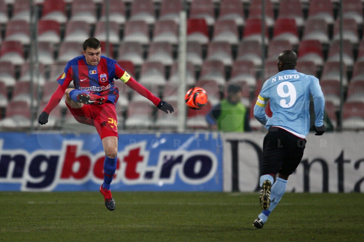 FOTO Top 10 poze din "dubla" Steaua - Twente » Fanii olandezi au impresionat prin coregrafie