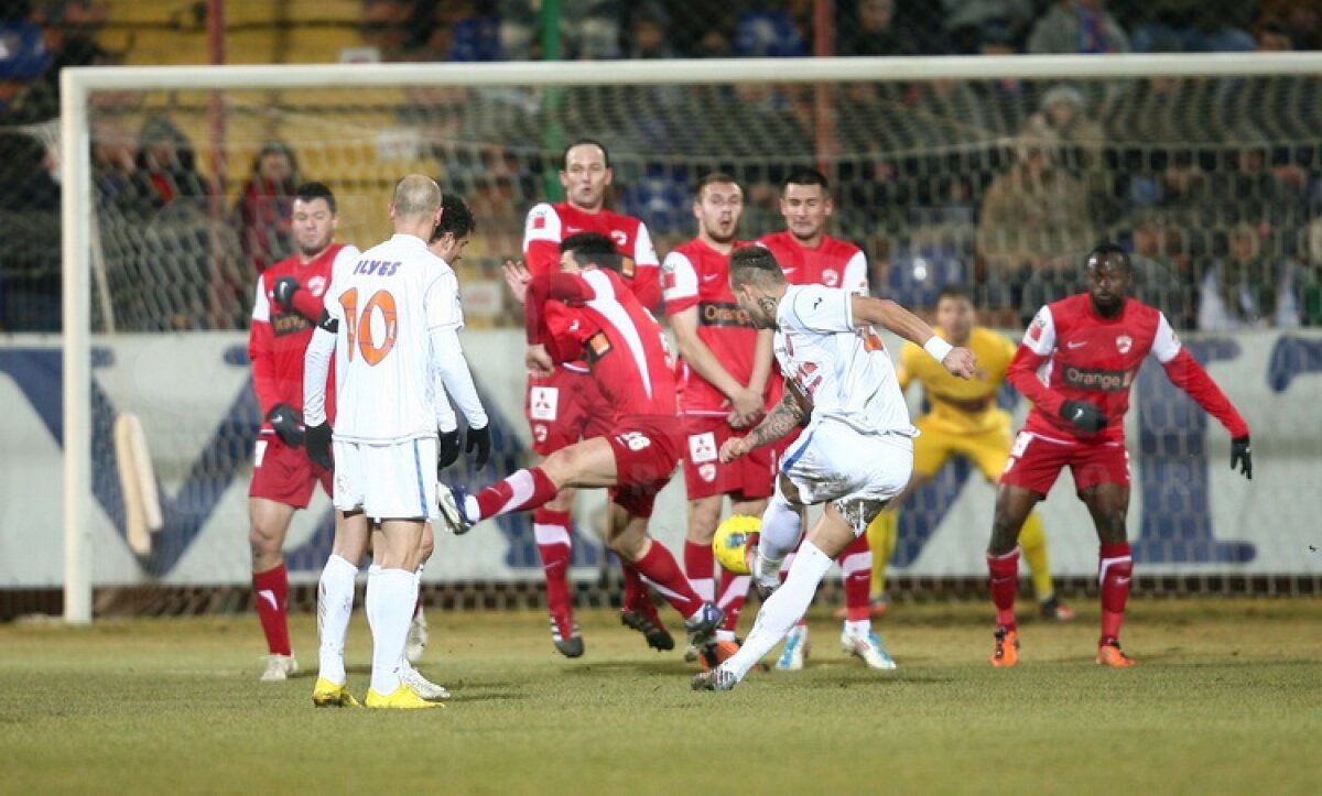 "Cîinii" intră în pauza de iarnă în postura de lideri » Tg. Mureş - Dinamo 0-1