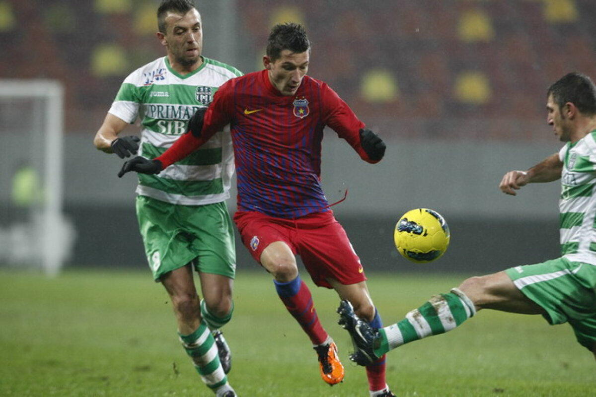VIDEO & FOTO » Steaua - Voinţa Sibiu 1-0. Iliev aduce victoria în ultimul meci din 2011