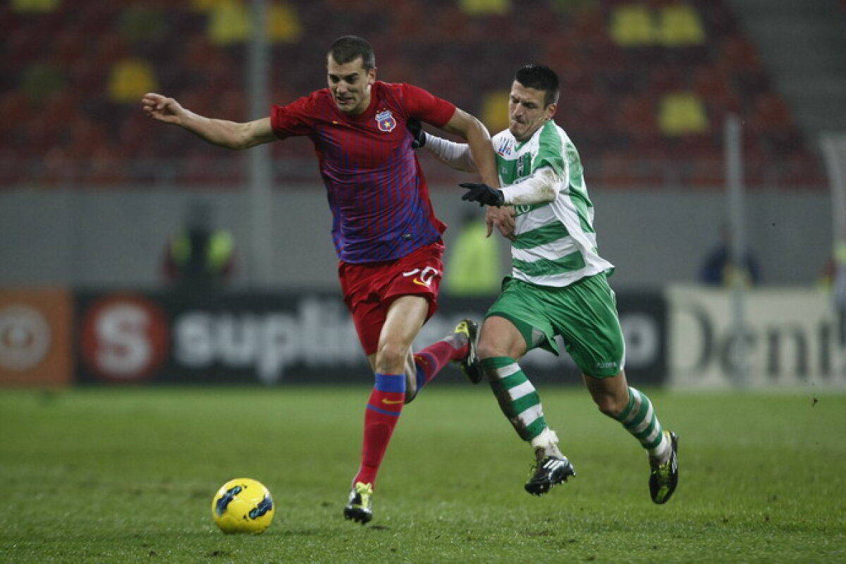 VIDEO & FOTO » Steaua - Voinţa Sibiu 1-0. Iliev aduce victoria în ultimul meci din 2011